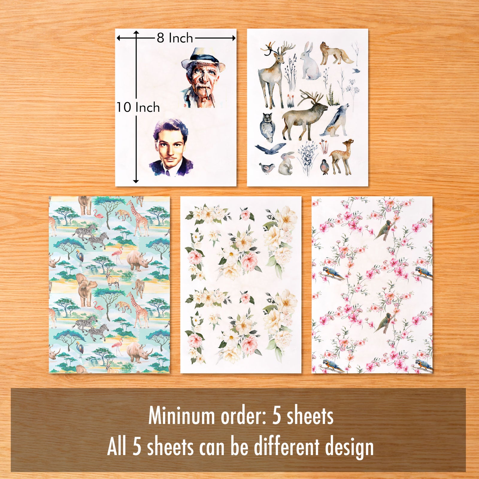 Custom Overglaze Decal Multi color