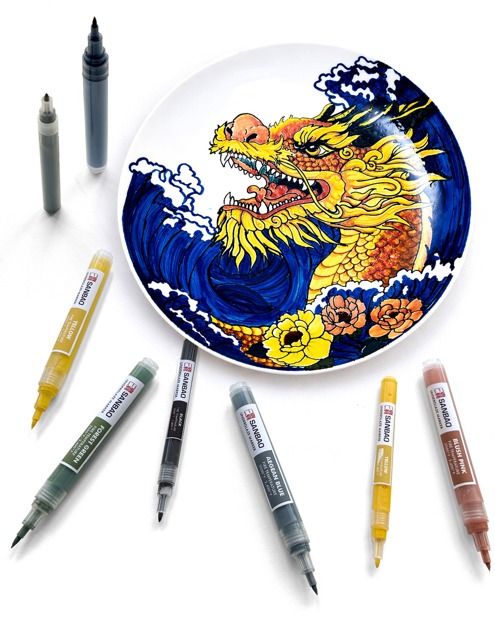 Underglaze Markers, Oil base - Medium