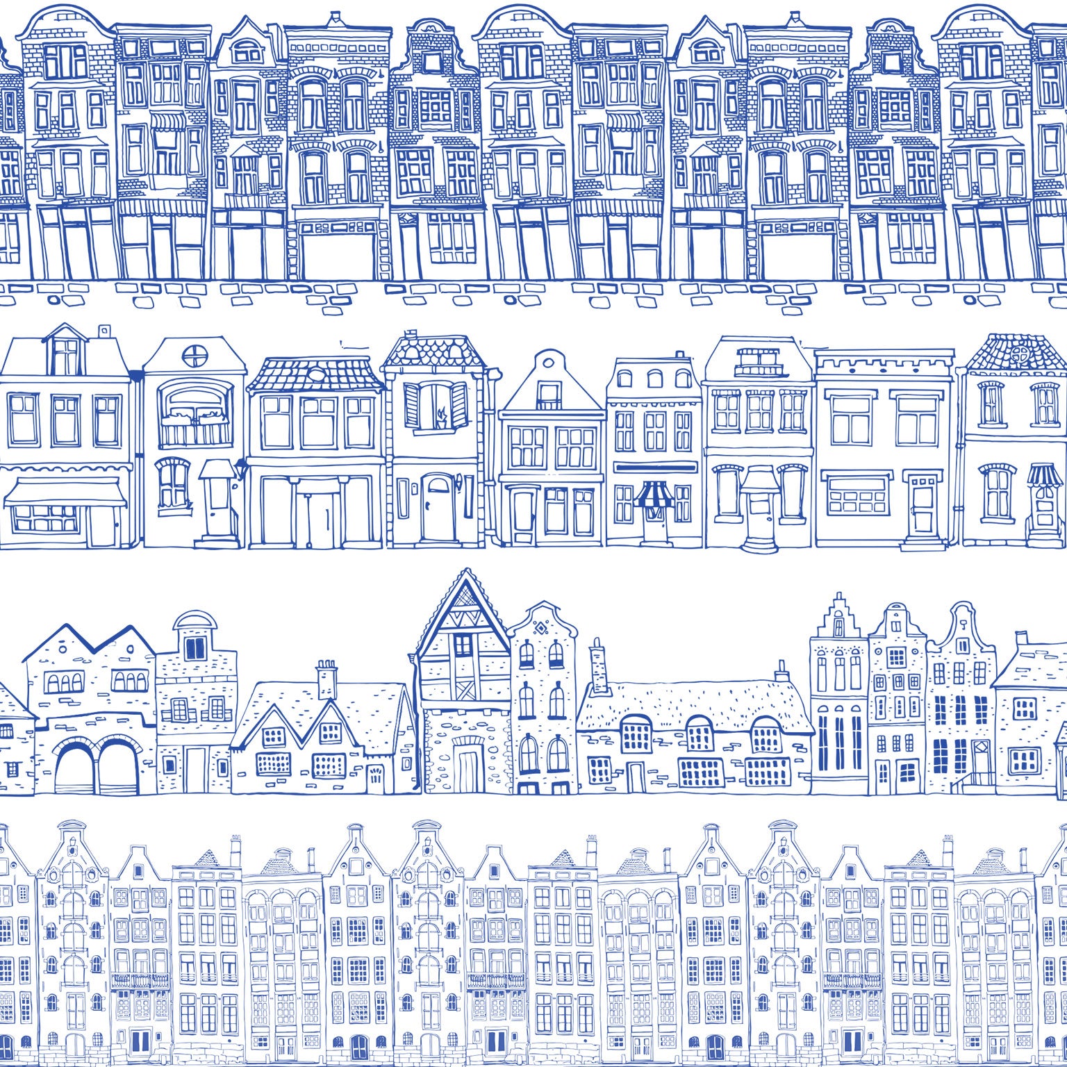 Underglaze Transfer - Dutch house