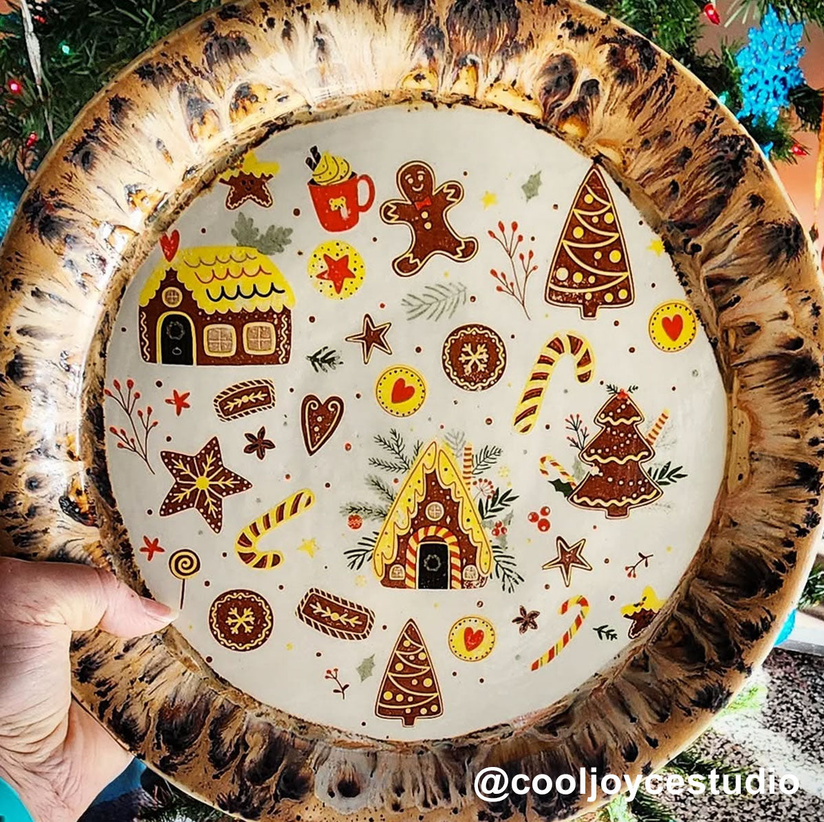 Underglaze Transfer - Gingerbread House