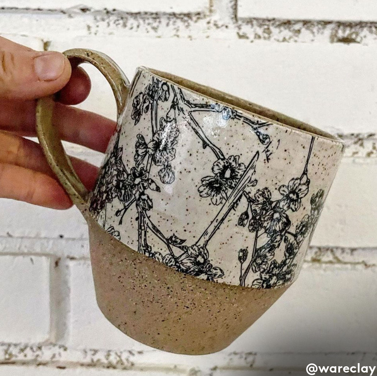 Underglaze Transfer - Cherry Flower Branches