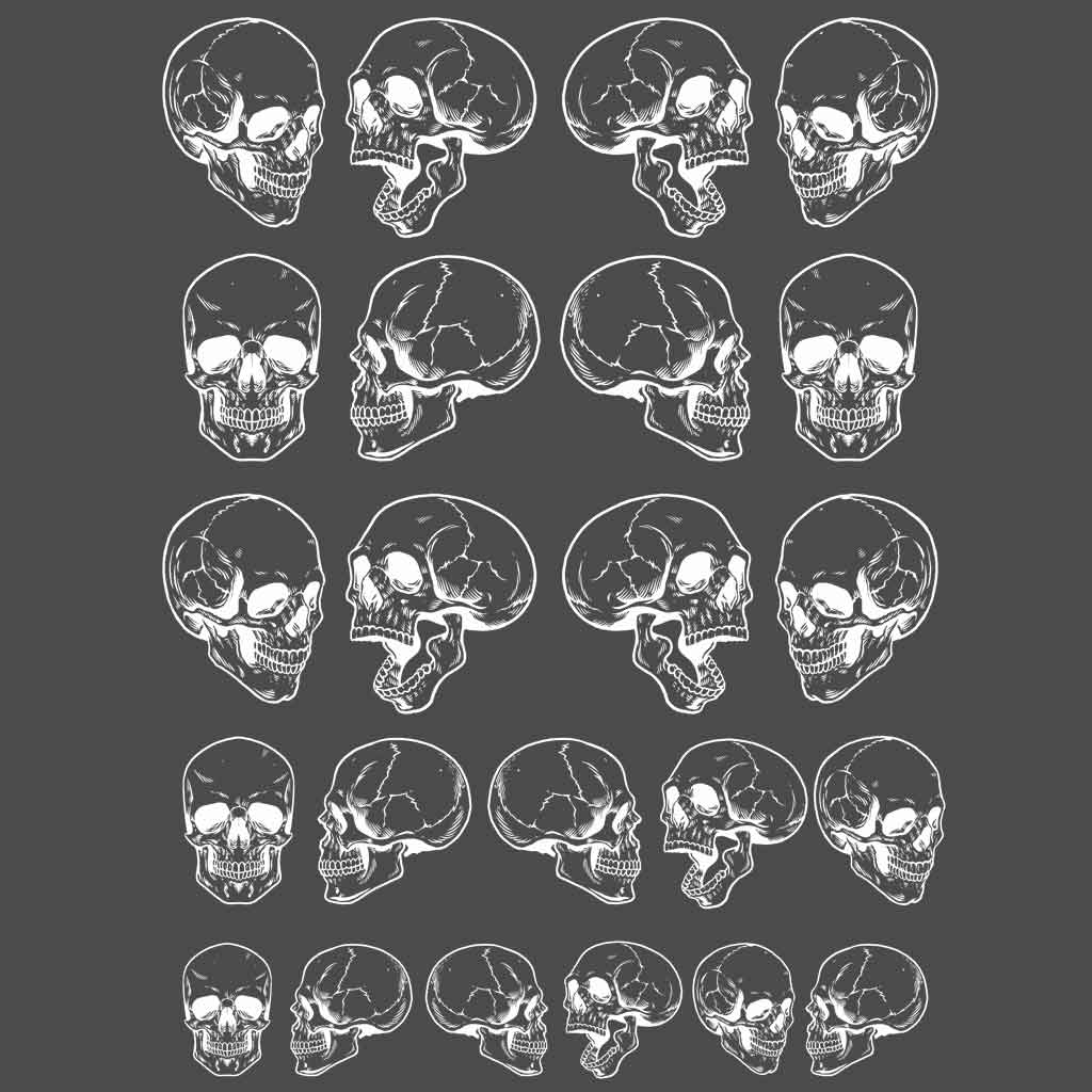 Underglaze Transfer - Skull