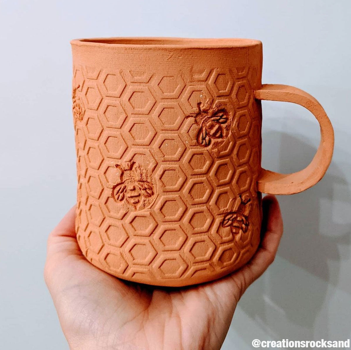 Clay Texture Roller - Honeycomb