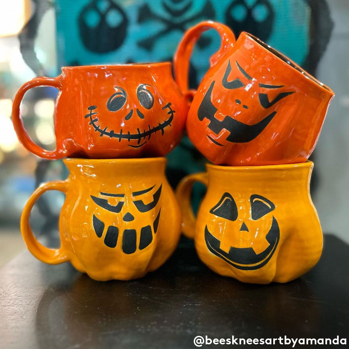 Underglaze Transfer -  Pumpkin Face