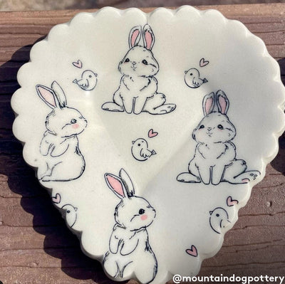 Underglaze Transfer -  Cartoon Rabbit & Chick