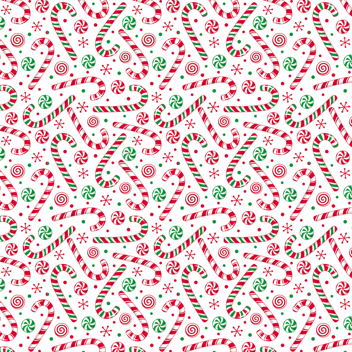 Underglaze Transfer -  Candy Cane