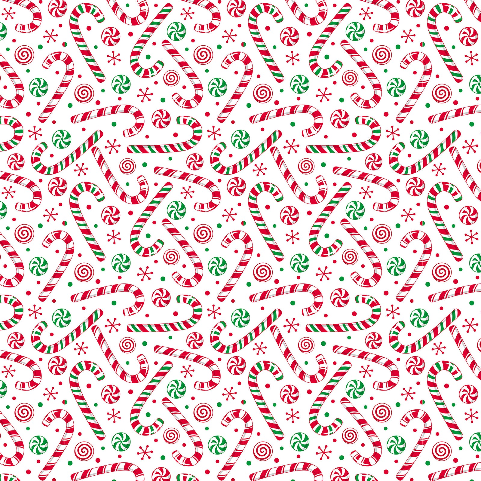 Underglaze Transfer -  Candy Cane