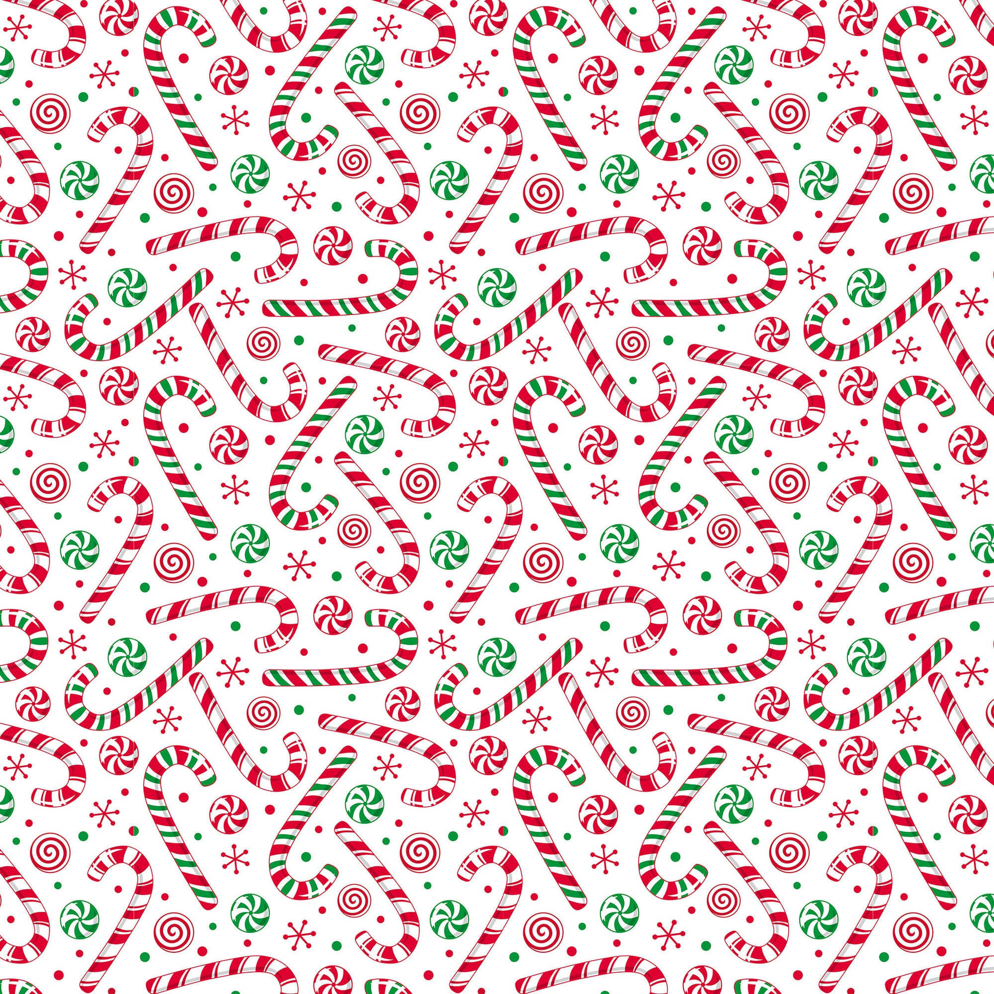 Underglaze Transfer -  Candy Cane