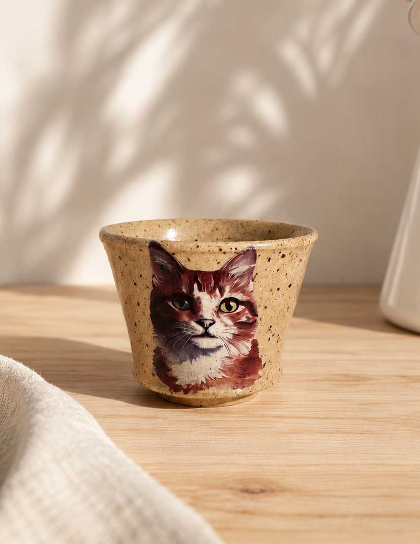 Overglaze decal - Cats