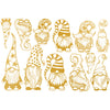 Gold Overglaze Decal - Gnome