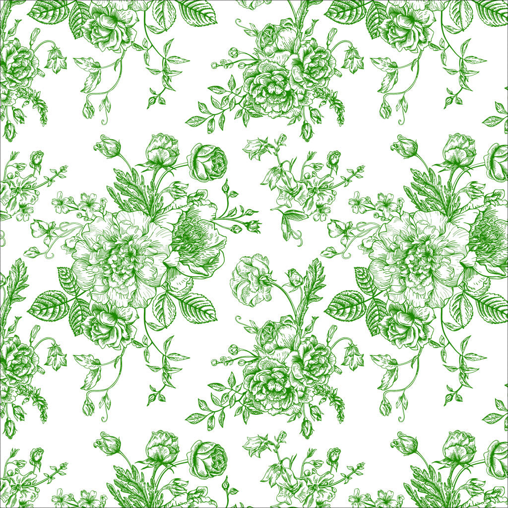 Underglaze Transfer - Flower, Peony & Rose