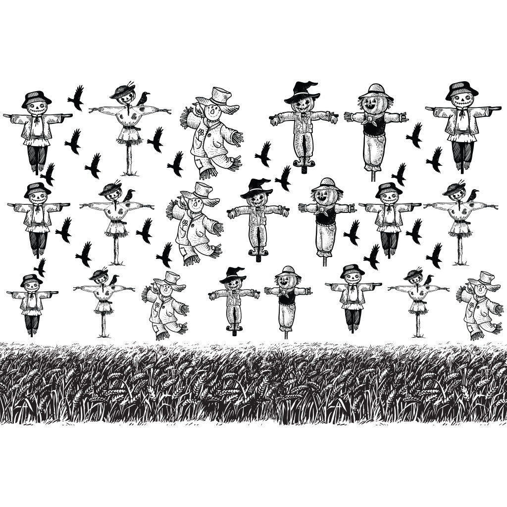 Underglaze Transfer -  Scarecrow