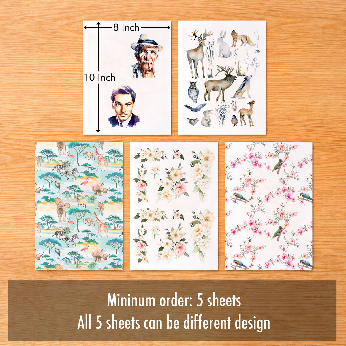 Custom Overglaze Decal Multi color