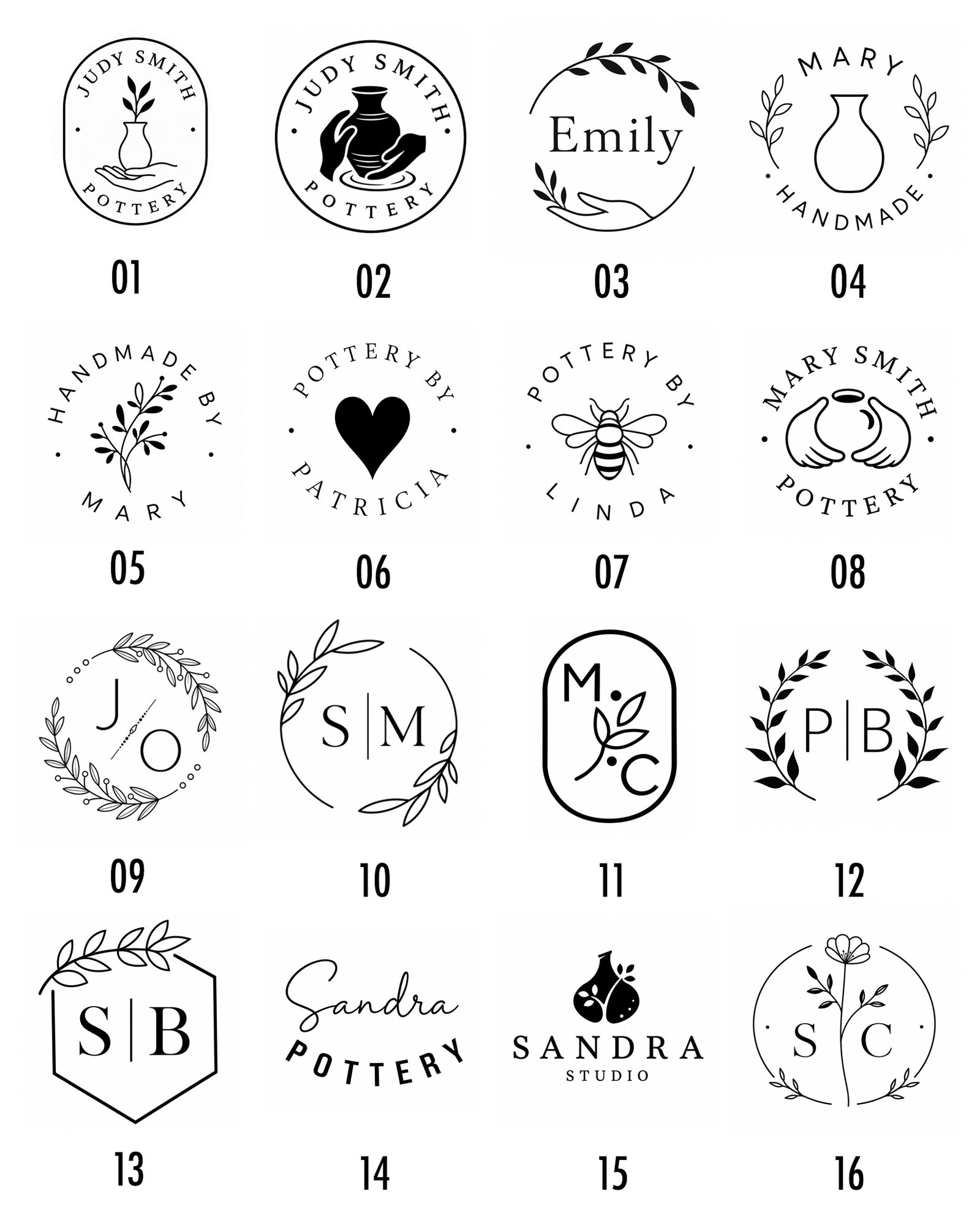 Custom Pottery Stamp