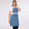 Split leg Pottery Apron - Denim