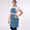 Split leg Pottery Apron - Denim