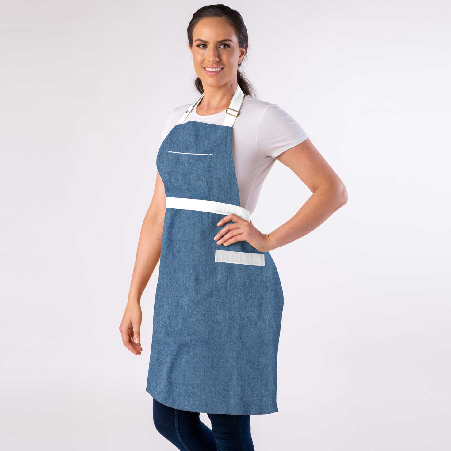 Split leg Pottery Apron, Crafts Apron, Kitchen Apron, with pockets for tools