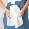 Split leg Pottery Apron - Denim