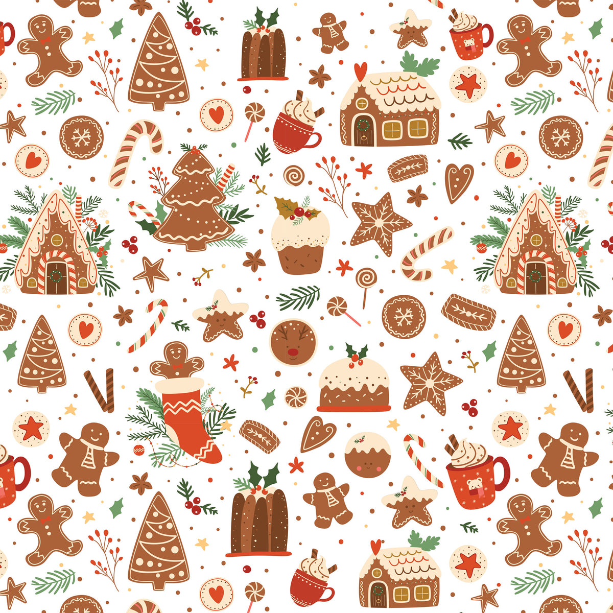 Underglaze Transfer -  Gingerbread House