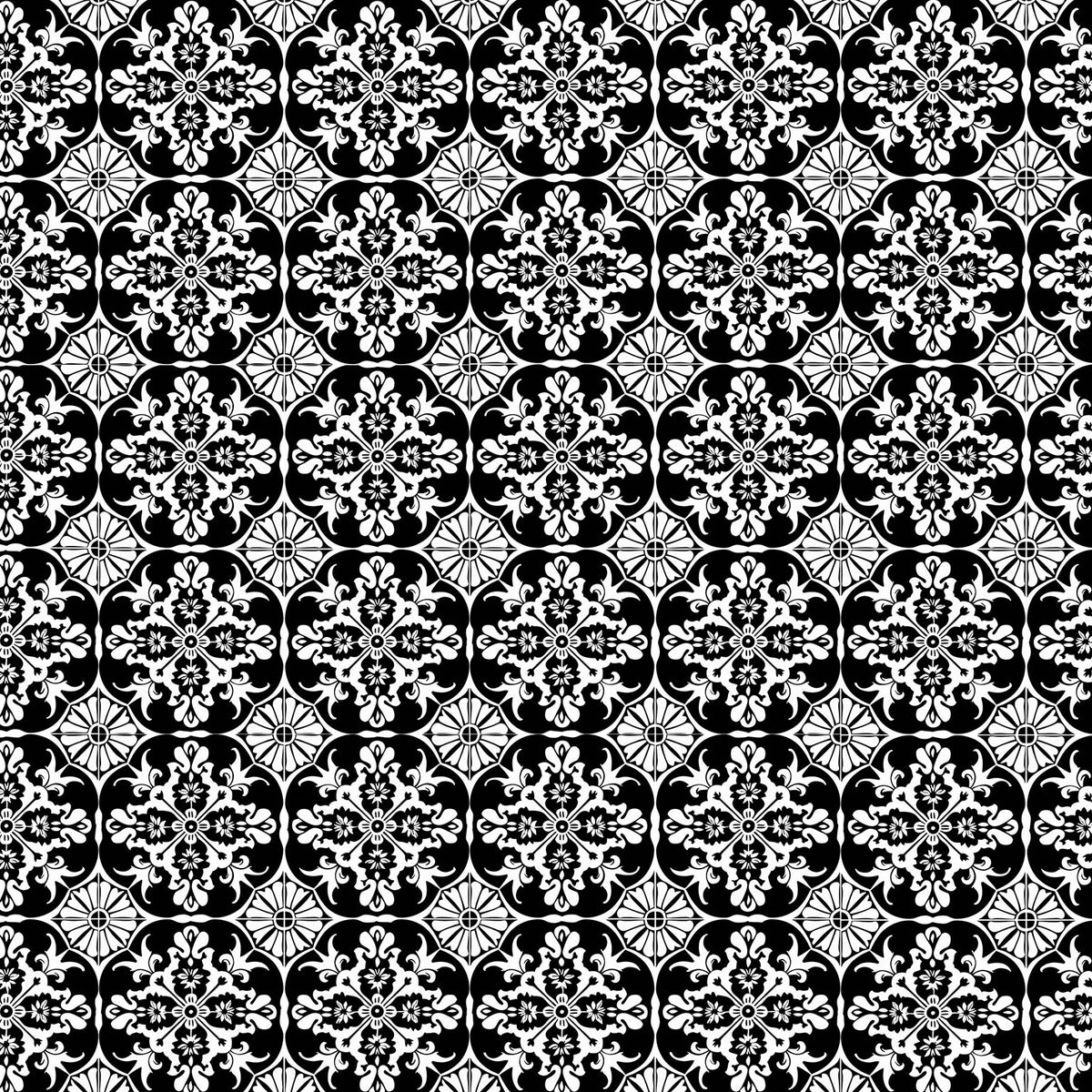 Underglaze Transfer -  Davinci circles - Moroccan Tile