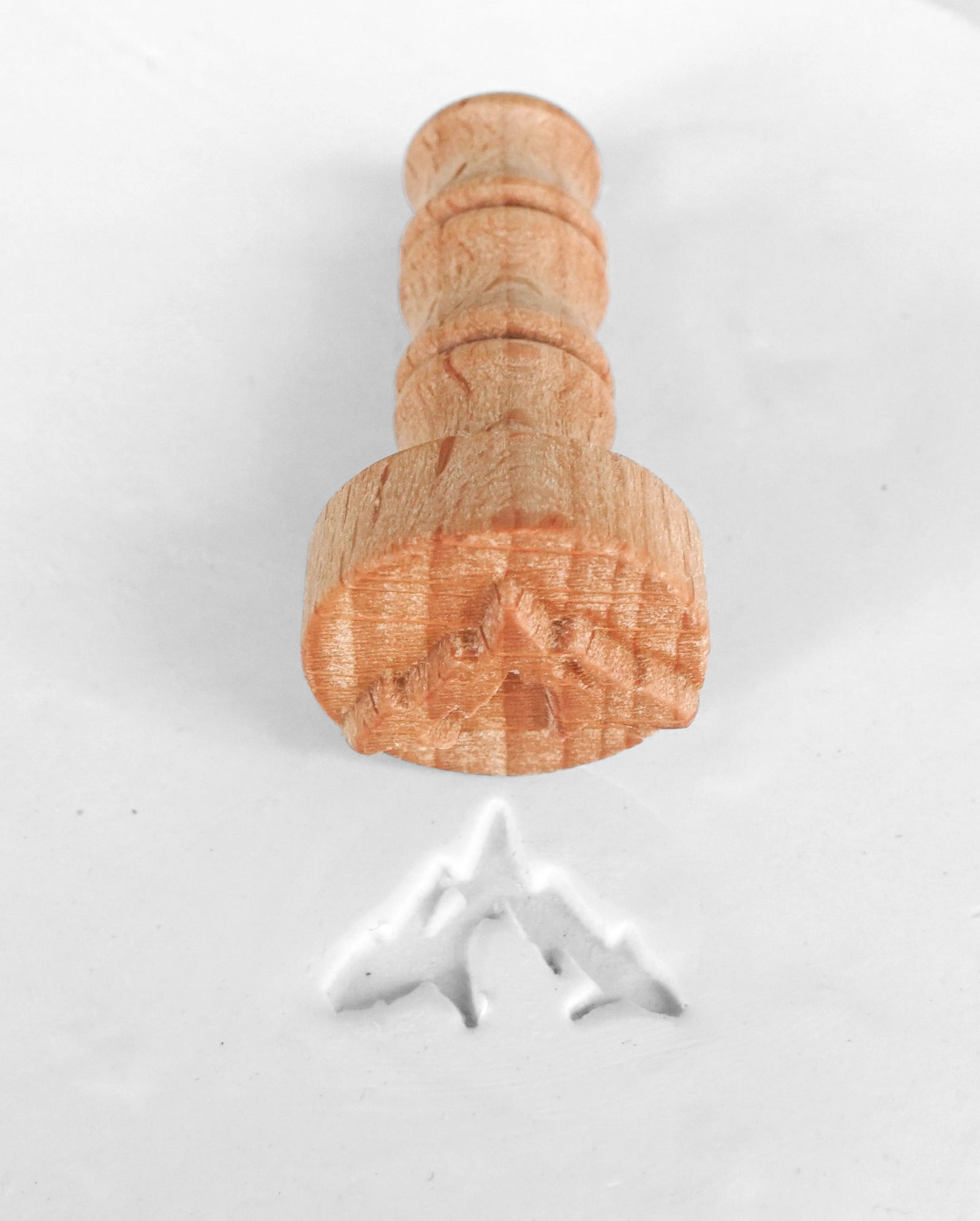 Clay Stamp - Mountain