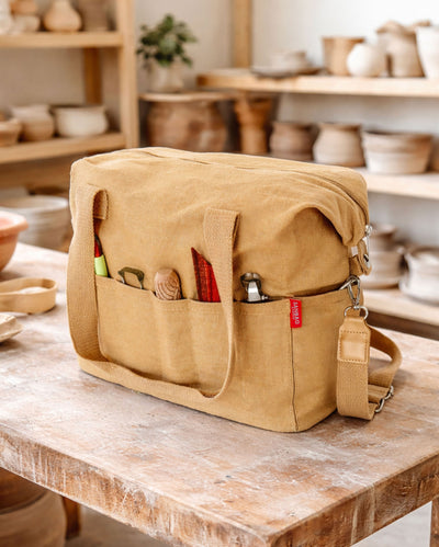 Pottery Tool Bag - Sand Dune