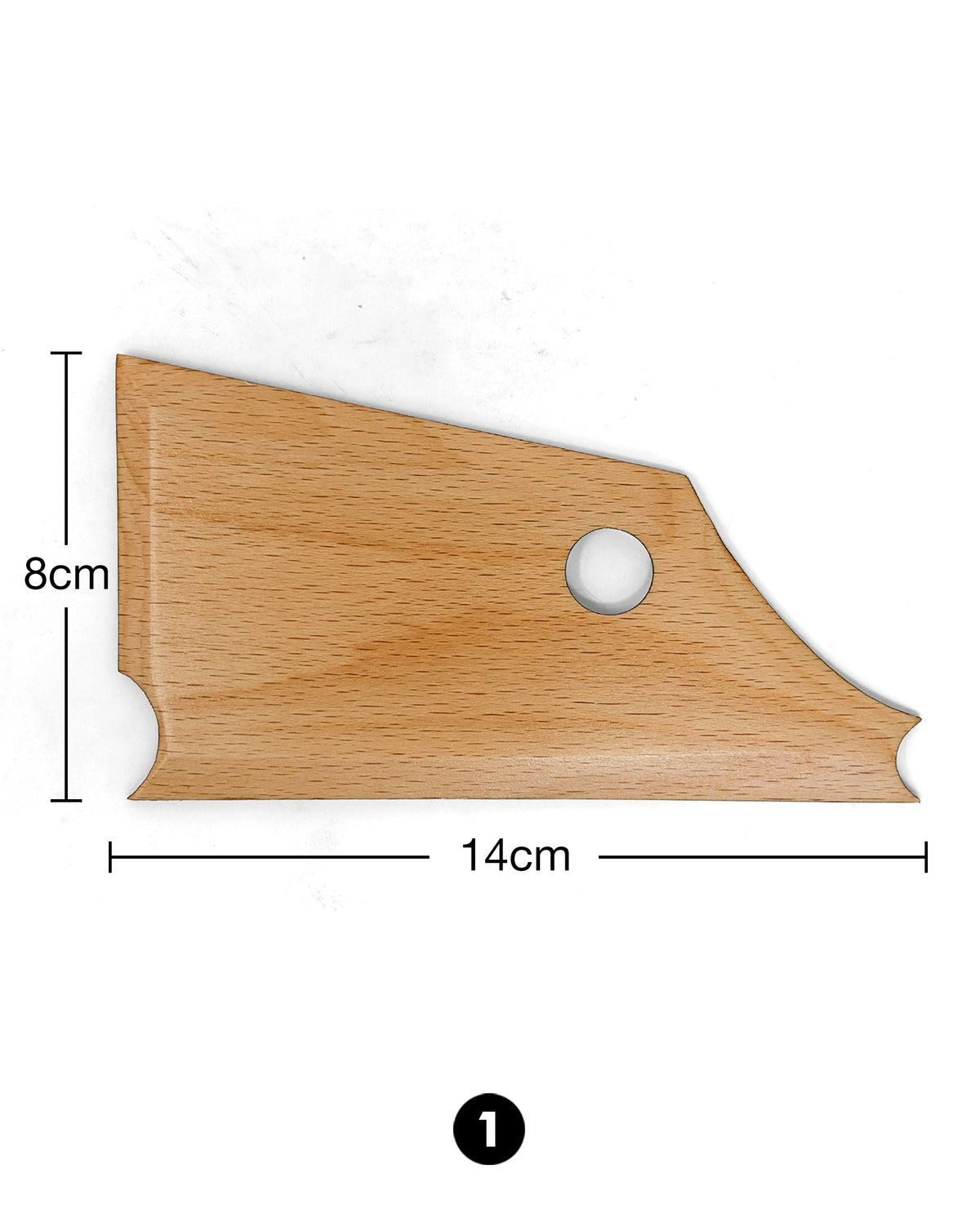 Wood Pottery Rib - Large