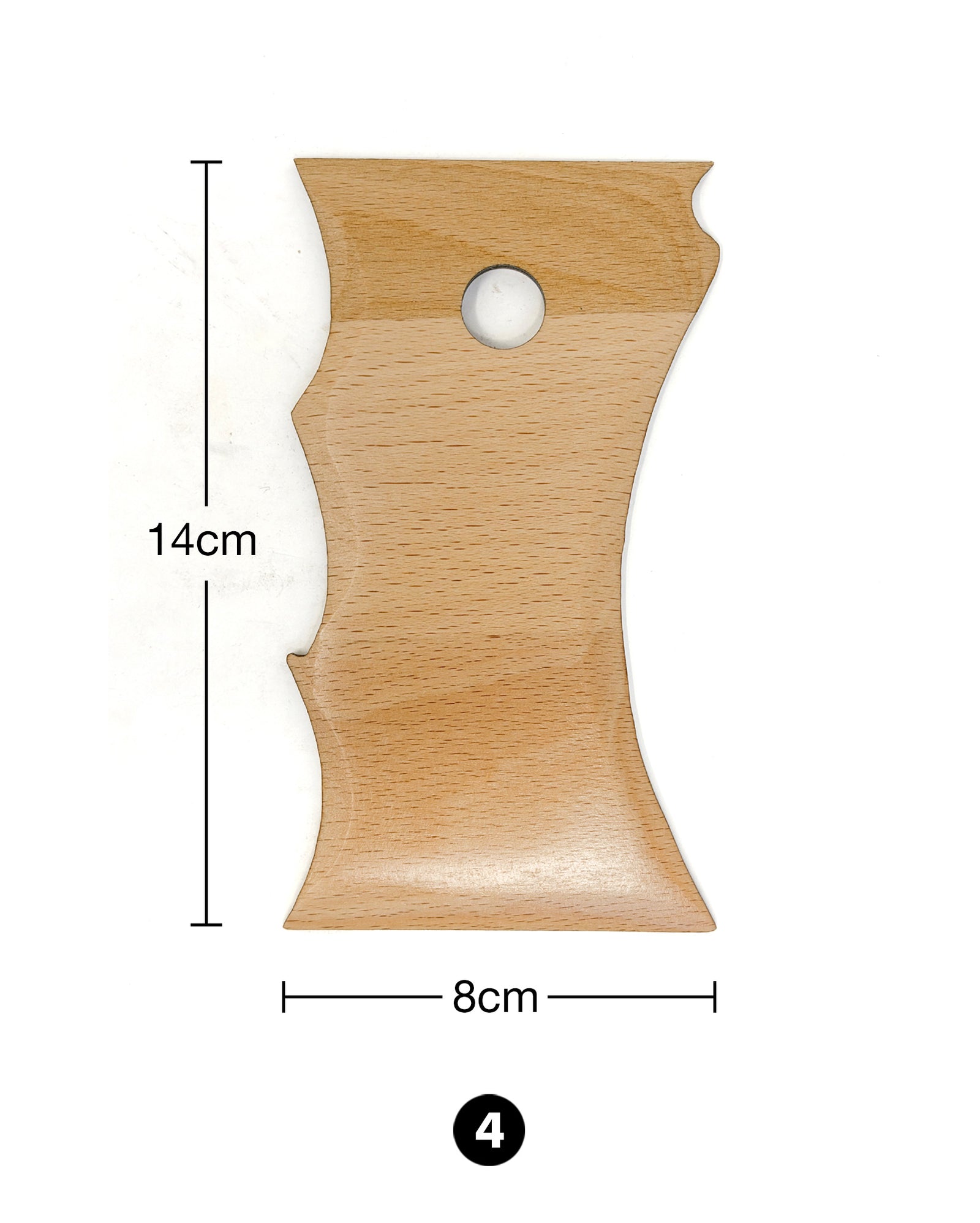 Wood Pottery Rib - Large