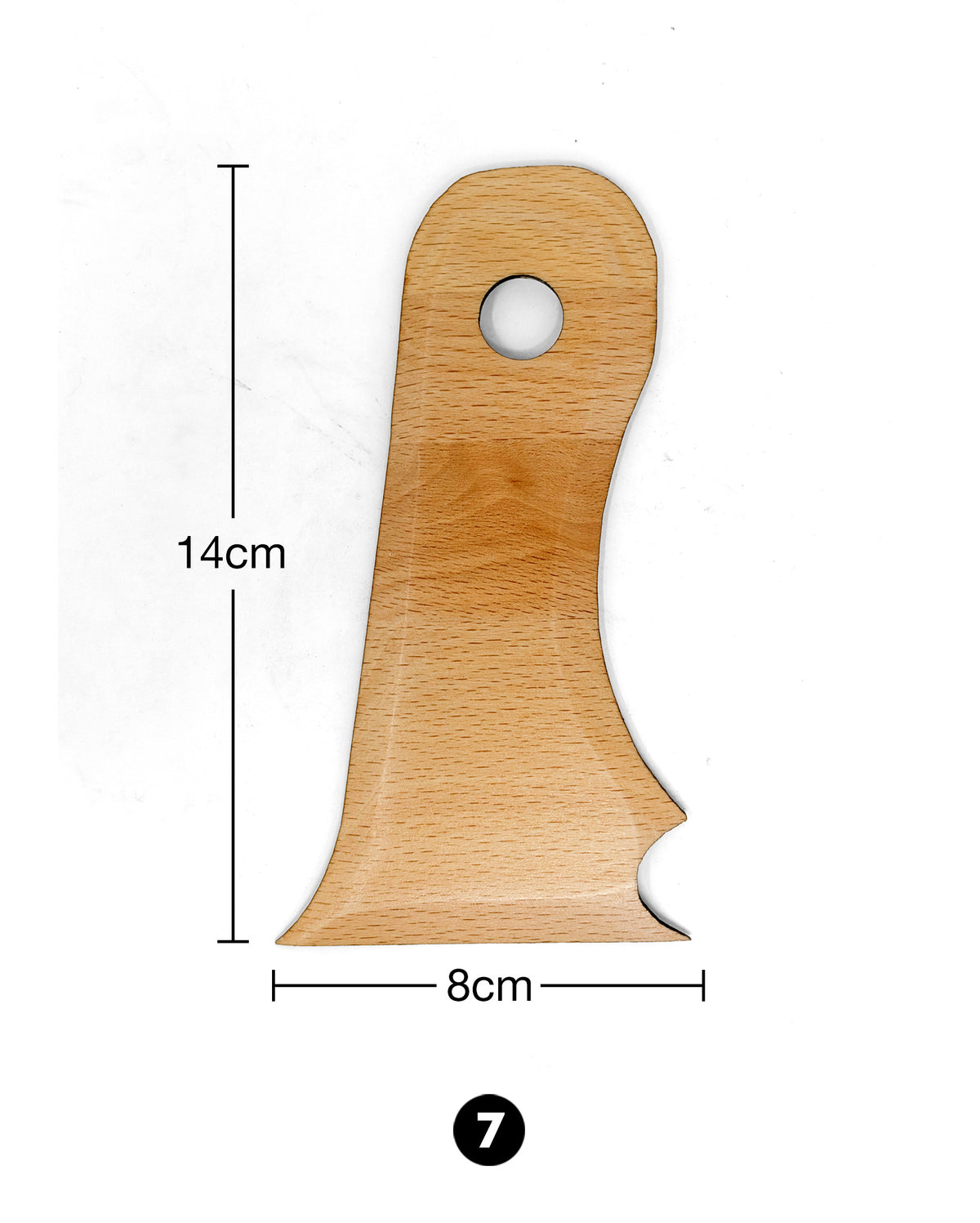 Wood Pottery Rib - Large