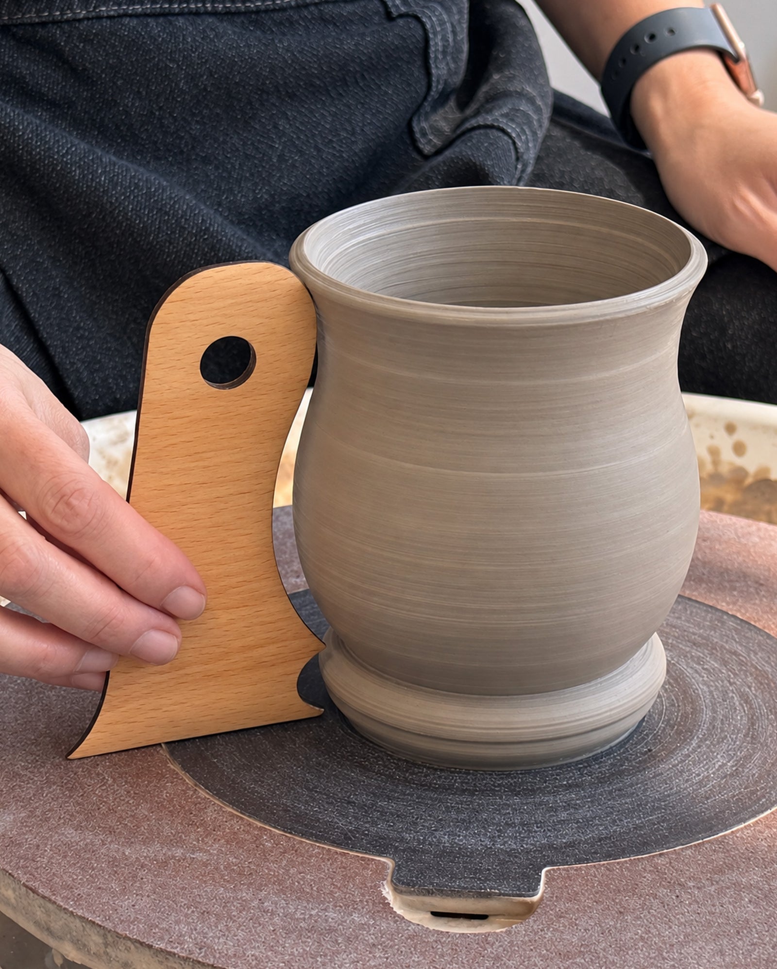 Wood Pottery Rib - Large