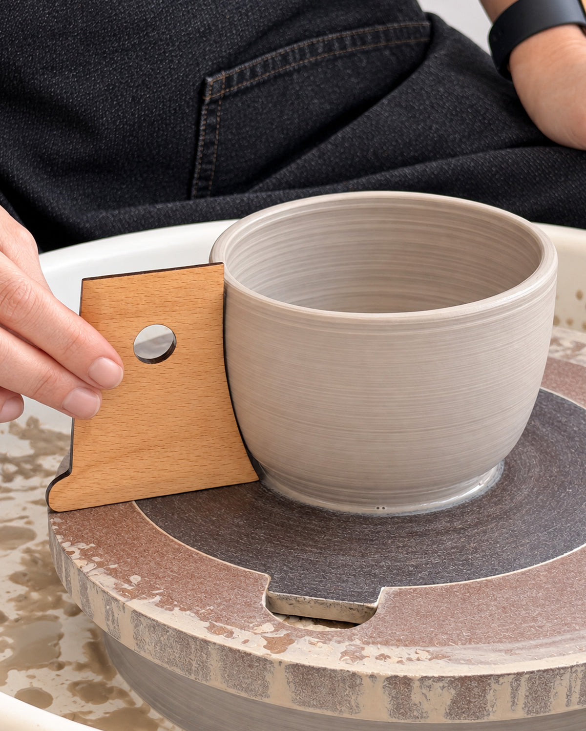 Wood Pottery Rib