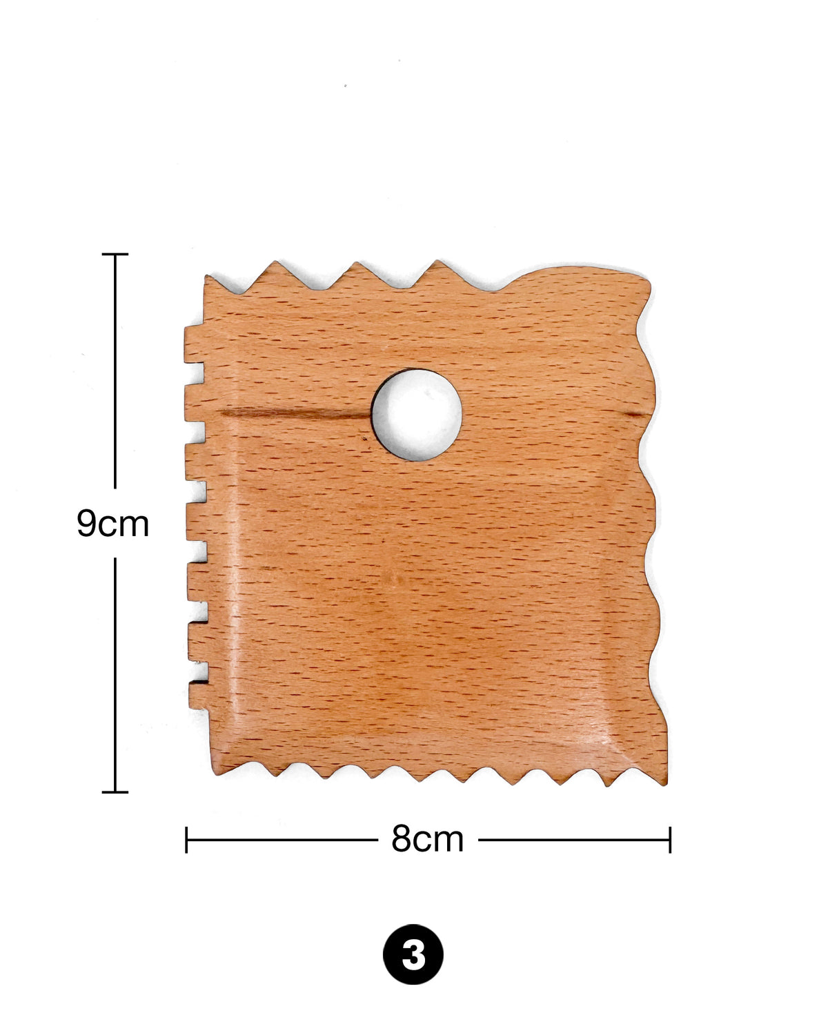 Wood Pottery Rib