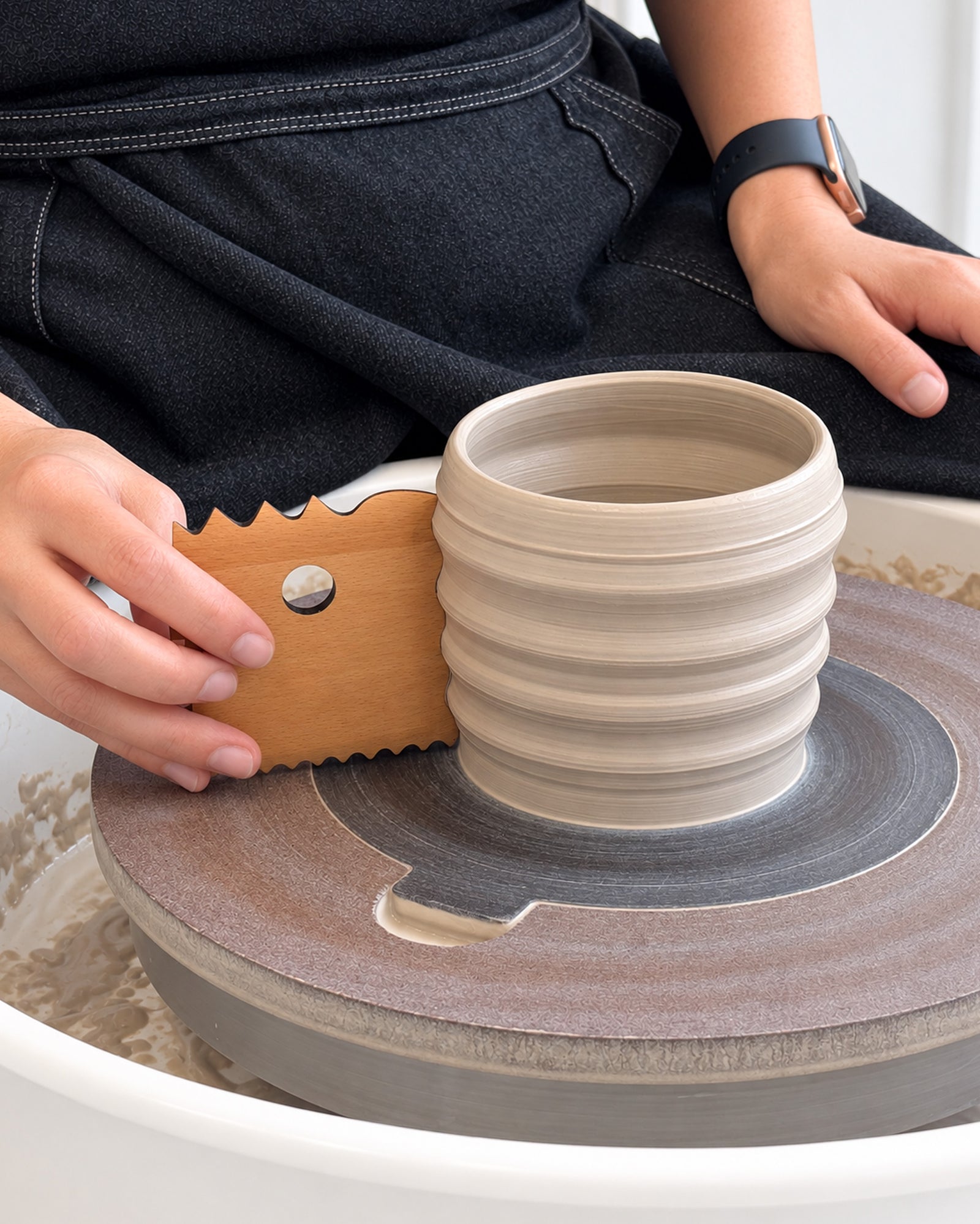 Wood Pottery Rib