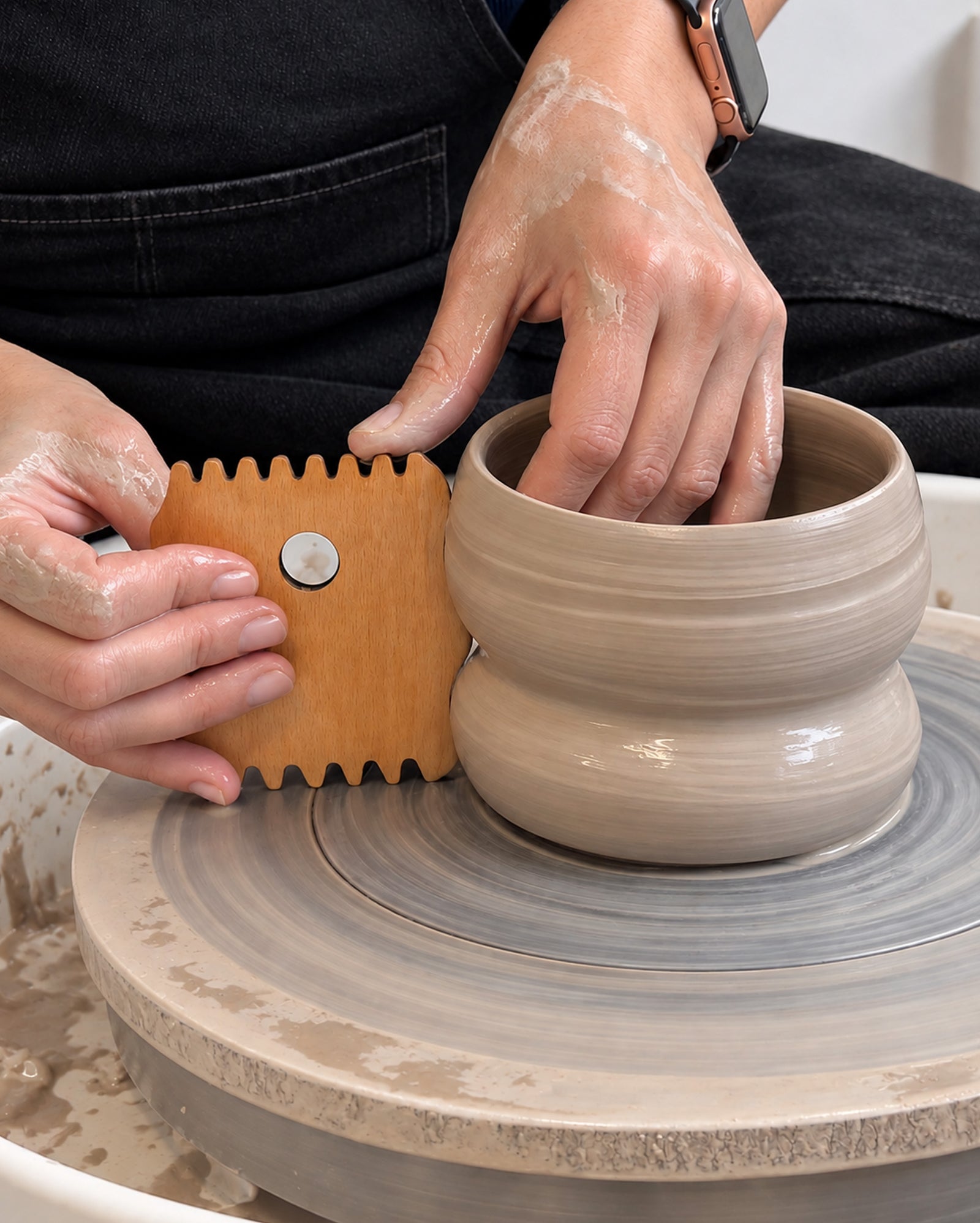 Wood Pottery Rib