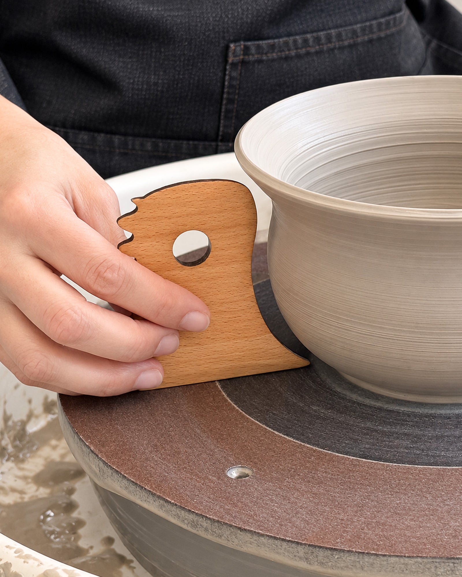 Wood Pottery Rib