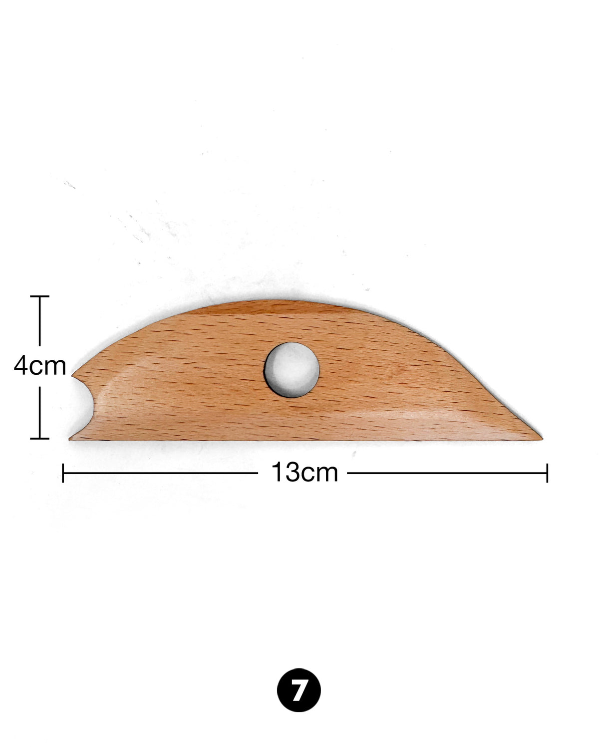 Wood Pottery Rib