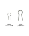 Tungsten Wire Hanging Firing Hook - 100 Piece
