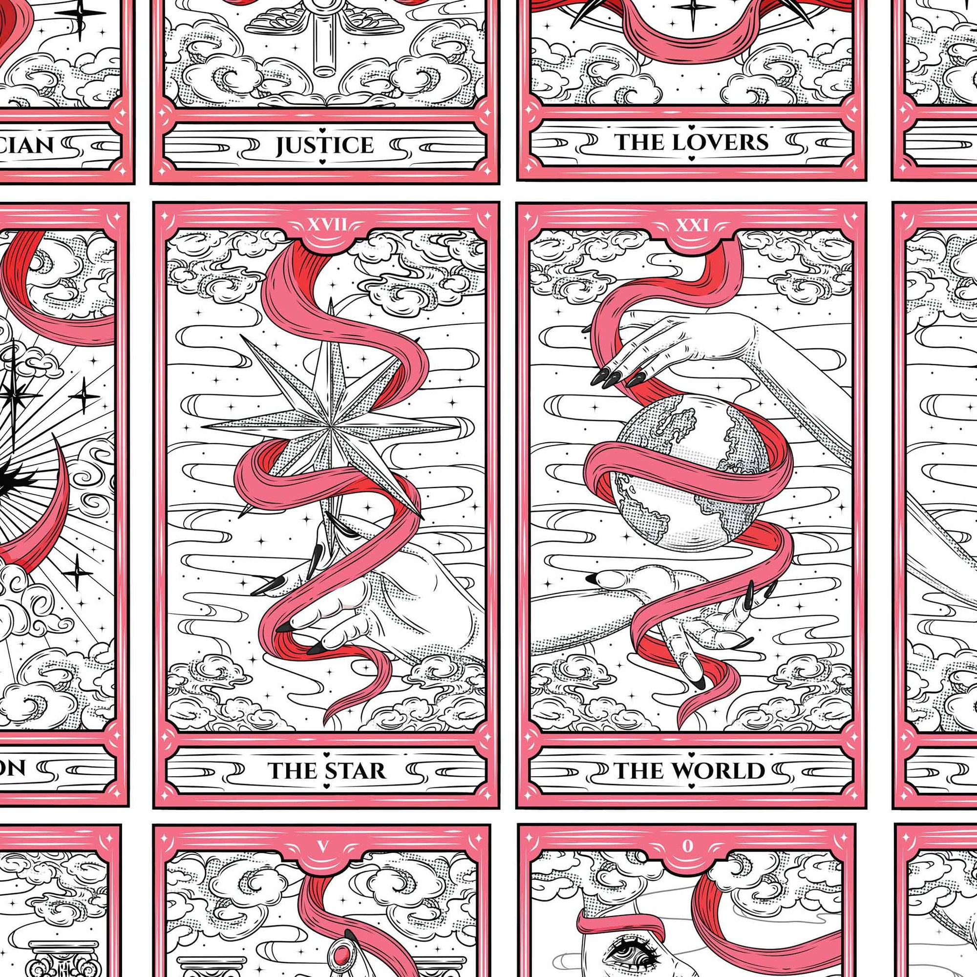 Underglaze Transfer -  Tarot Cards 2