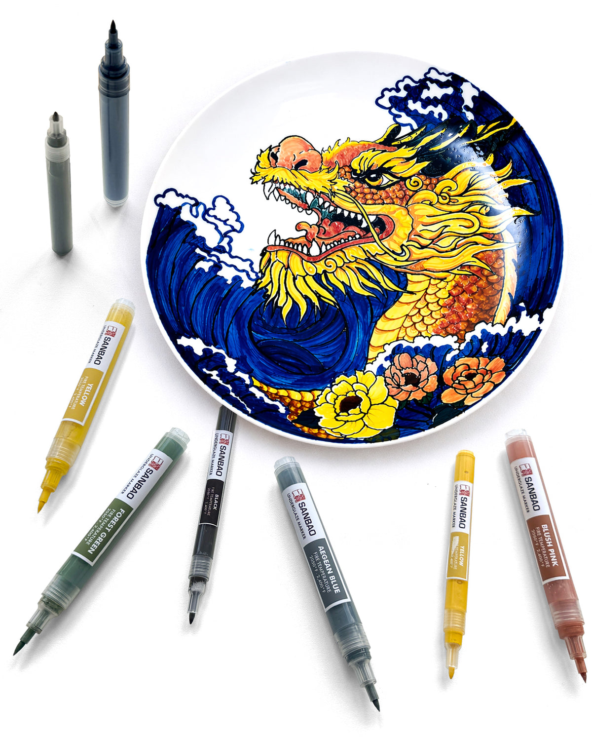 Underglaze Markers, Oil base - Medium