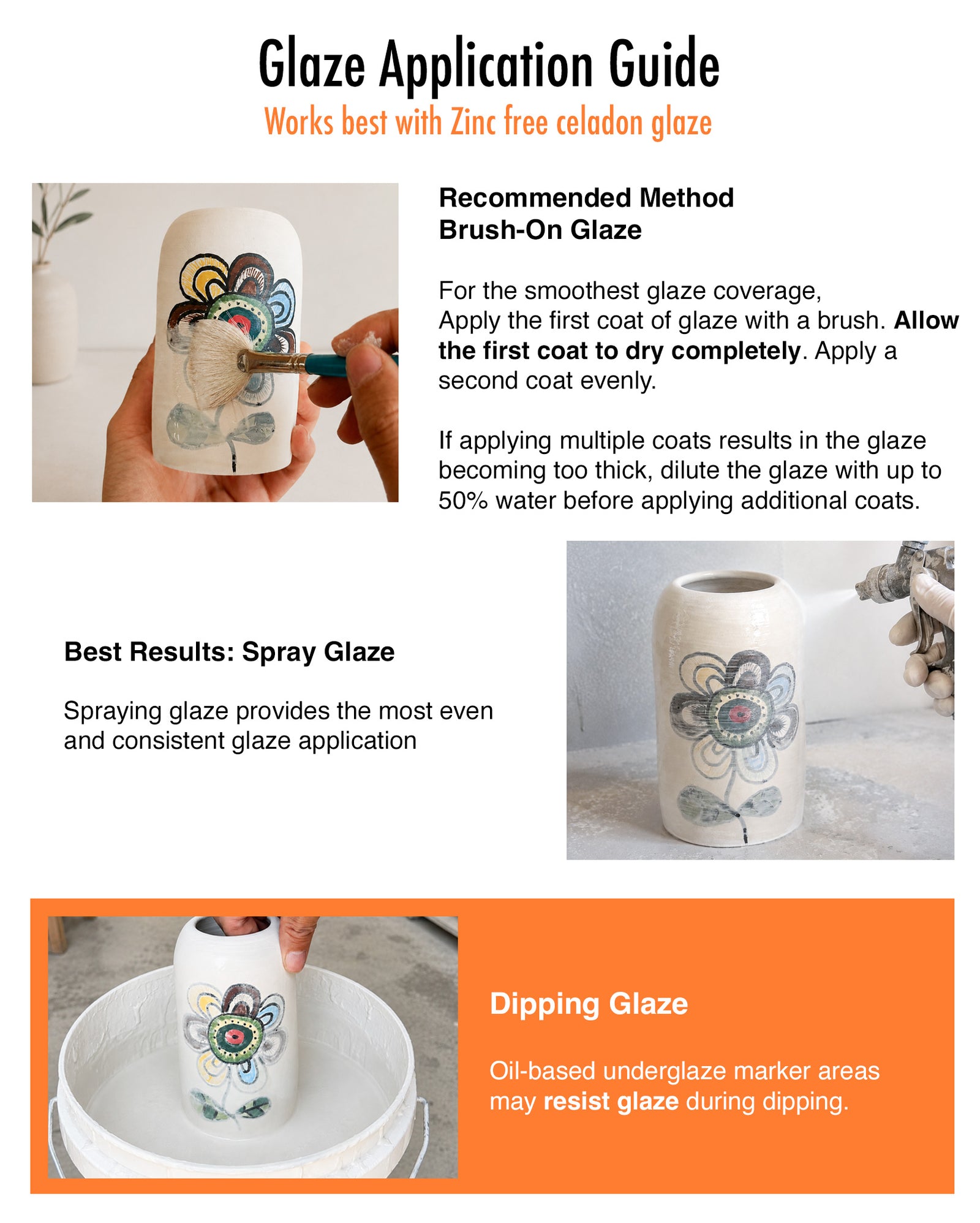 Underglaze Markers, Oil base - Extra Fine