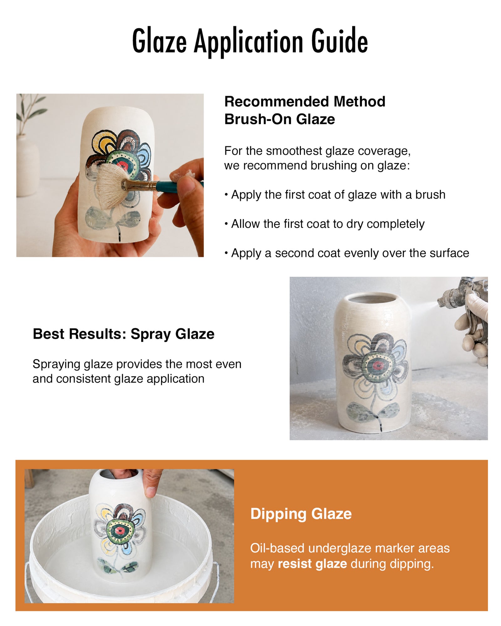 Underglaze Markers, Oil base - Medium