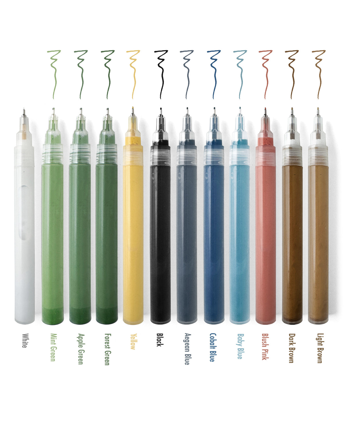 Underglaze Markers, Oil base - Extra Fine