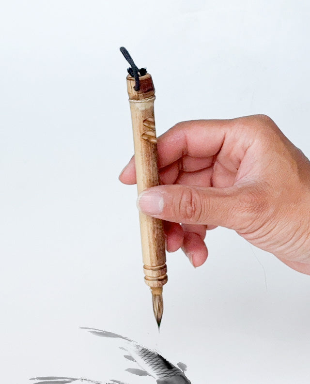 10 - Bamboo with Smoked Goat Hair