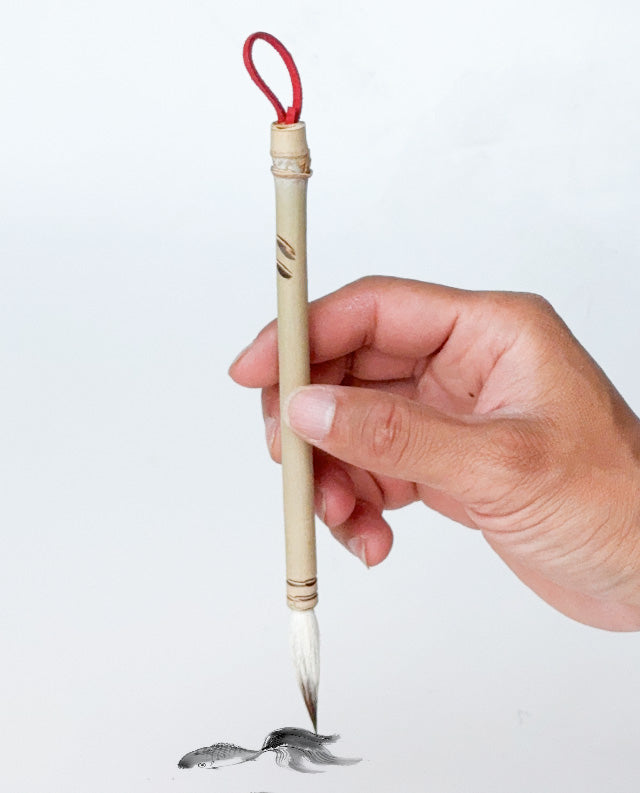 12 - Bamboo with Goat Hair & Buck Tail