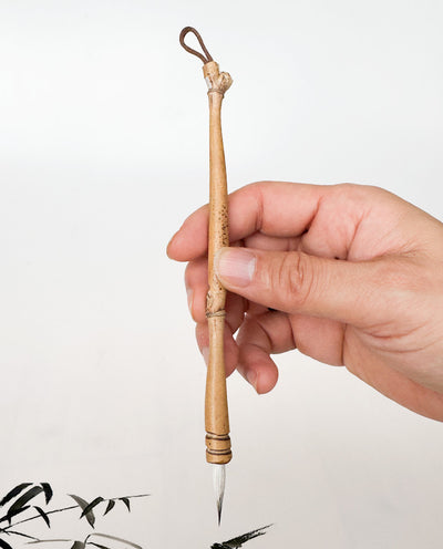 12 - Bamboo with Goat Hair & Buck Tail