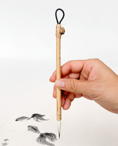 14 - Bamboo with Goat Hair & Buck Tail