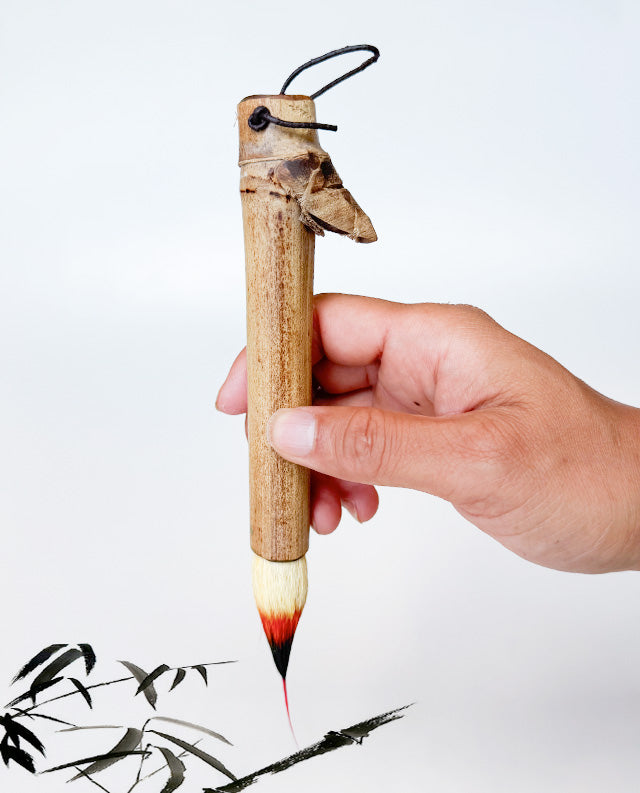 16 - Bamboo with Goat Hair & Buck Tail