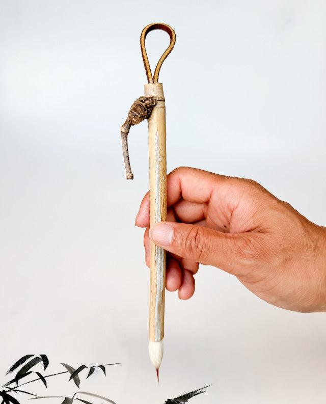 24 - Bamboo with Goat Hair & Buck Tail