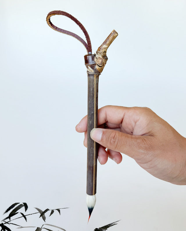 24 - Bamboo with Goat Hair & Buck Tail