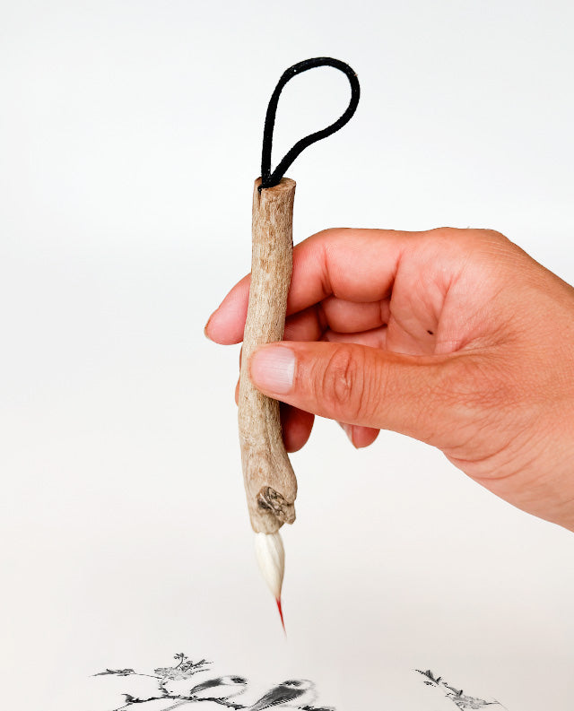 26 - Driftwood with Goat Hair